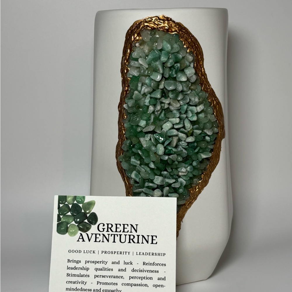 Green Aventurine Decorative Vase
